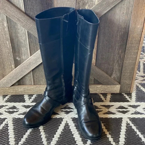 LAUREN Ralph  Lauren | Sahara Leather Boots - Picture 1 of 9